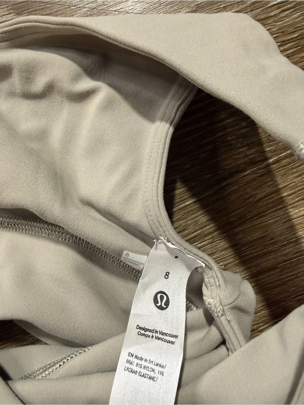 Lululemon Align Asymmetrical Bra *Light Support, A/B Cup Riverstone
